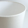 linen lightshade closeup