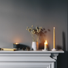 Ceramic Candle Holder, Pink / Grey / Opal / Pale Olive