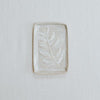 Ceramic Soap Dish, Leaf Print