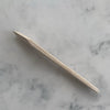 wooden butter knife from the side